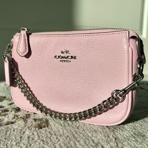 [Coach] Nolita 15 Leather Wristlet in Petal